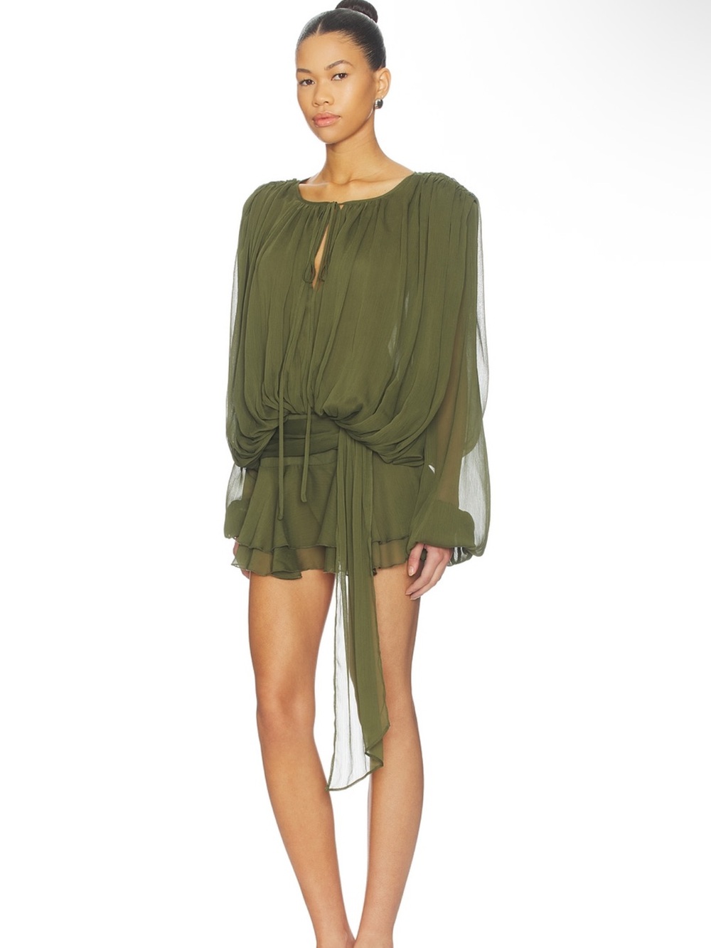 LIONESS -Elements mini dress in Safari - Picture 2 of 4